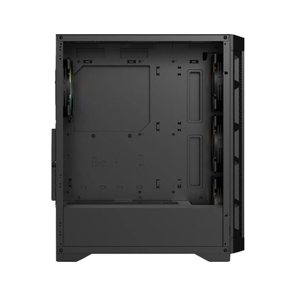 Gabinete Gamer Balam Rush Carbono Twin Mate 5000 / Media Torre / Atx,micro-atx, Mini-atx / 4 Ventiladores Argb / Panel Izq Cristal + Frente Intercambiable Cristal- Mesh / Negro / Br-938839