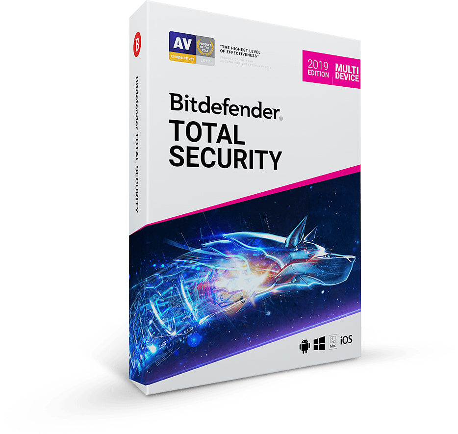 Esd Bitdefender Total Security Multi Dispositivos / 5 Usuarios / 1 AÑo (entrega Electronica)
