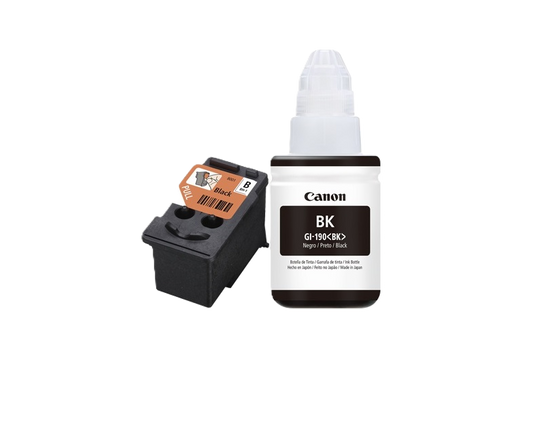 Kit Cabezales,cabezal Bh-1 Negra + Tinta Gi-190 Negra,compatible: G1110,g2100,g2110,g2111,g3100,g3110,g4100,g4110,g4111