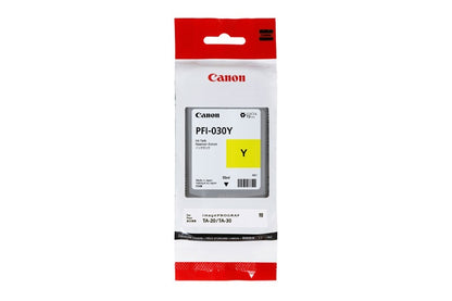 Tanque De Tinta Canon Pfi-030 Y Amarillo,compatible: Ta-20,ta-30,capacidad 55 Ml