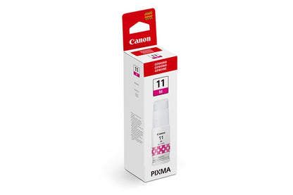 Botella De Tinta Canon Gi-11m Magenta,rendimiento 7,700 Paginas,compatible G3160,g2160.