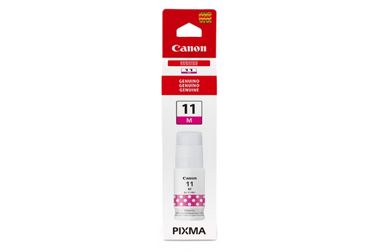 Botella De Tinta Canon Gi-11m Magenta,rendimiento 7,700 Paginas,compatible G3160,g2160.