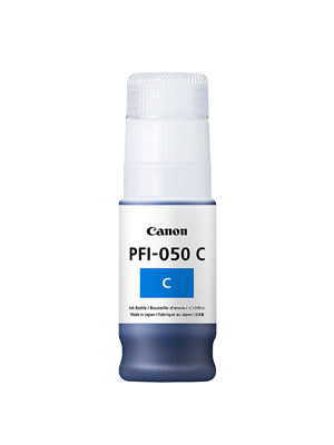 Tanque De Tinta Canon Pfi-050 C Cyan,compatible Tc-20, Capacidad 70 Ml