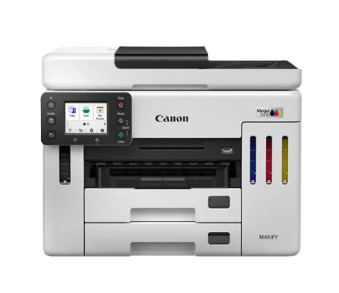 Multifuncional Canon Gx7110 4 En 1, ImpresiÓn, Copia, Escaneo, Fax,  Tinta Continua, 45 Ppm Negro Y 25 Ppm A Color, Usb, Wifi, Ethernet, Consumibles Gi-16 Bk 167 Ml, C,m, Y 132 Ml.