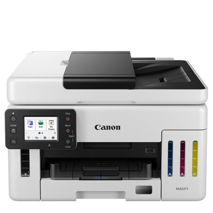 Multifuncional Canon Maxify Gx6110, Tinta Continua Con FunciÓn InalÁmbrica, 45 Ppm En Negro Y 25 Ppm A Color, ImpresiÓn, Copia Y EscÁner, Wi-fi, Usb, Ethemet, Cama Plana Y Adf De 50 Hojas,