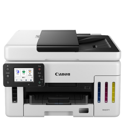Multifuncional Canon Maxify Gx6110, Tinta Continua Con FunciÓn InalÁmbrica, 45 Ppm En Negro Y 25 Ppm A Color, ImpresiÓn, Copia Y EscÁner, Wi-fi, Usb, Ethemet, Cama Plana Y Adf De 50 Hojas,