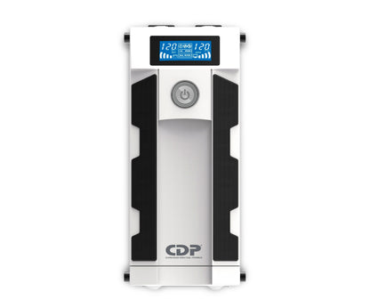 No Break Cdp Gsmart1516 1500va/900w Ups Smart, Avr 16 Salidas, Puerto De Carga Usb 8 Usb-a Y 2 Usb-c, Luz Rgb, Lcd, 120 Vac