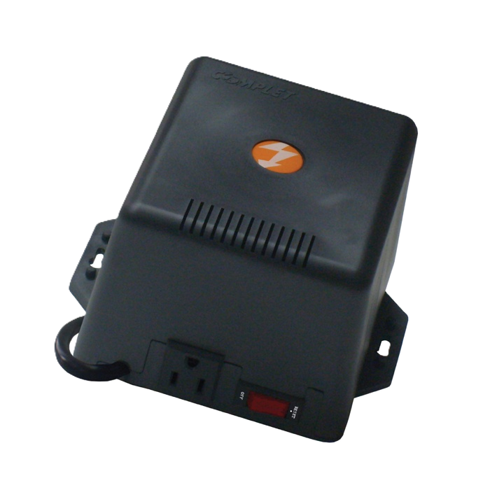 Regulador De Voltaje Complet Rh 1500 Con Supresor De Picos Modelo Erv-5-019, 1500va/1500w 1 Contacto 120v 5 AÑos Garantia Hogar Oficina Comercio