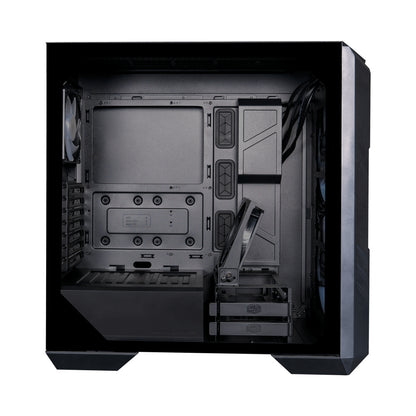 Gabinete Cooler Master Masterbox Haf 500/ Negro/midi Tower/micro-atx/ventana Argb.