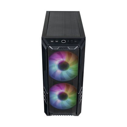 Gabinete Cooler Master Masterbox Haf 500/ Negro/midi Tower/micro-atx/ventana Argb.
