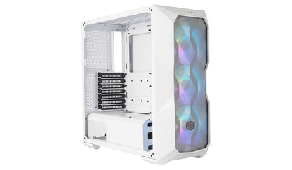 Gabinete Cooler Master Td500 Mesh/blanco/media Torre/itx/atx/ssi Ceb/eatx/cristal Templado/argb/gamer
