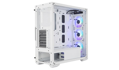 Gabinete Cooler Master Td500 Mesh/blanco/media Torre/itx/atx/ssi Ceb/eatx/cristal Templado/argb/gamer