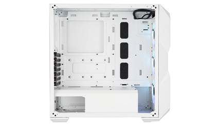 Gabinete Cooler Master Td500 Mesh/blanco/media Torre/itx/atx/ssi Ceb/eatx/cristal Templado/argb/gamer