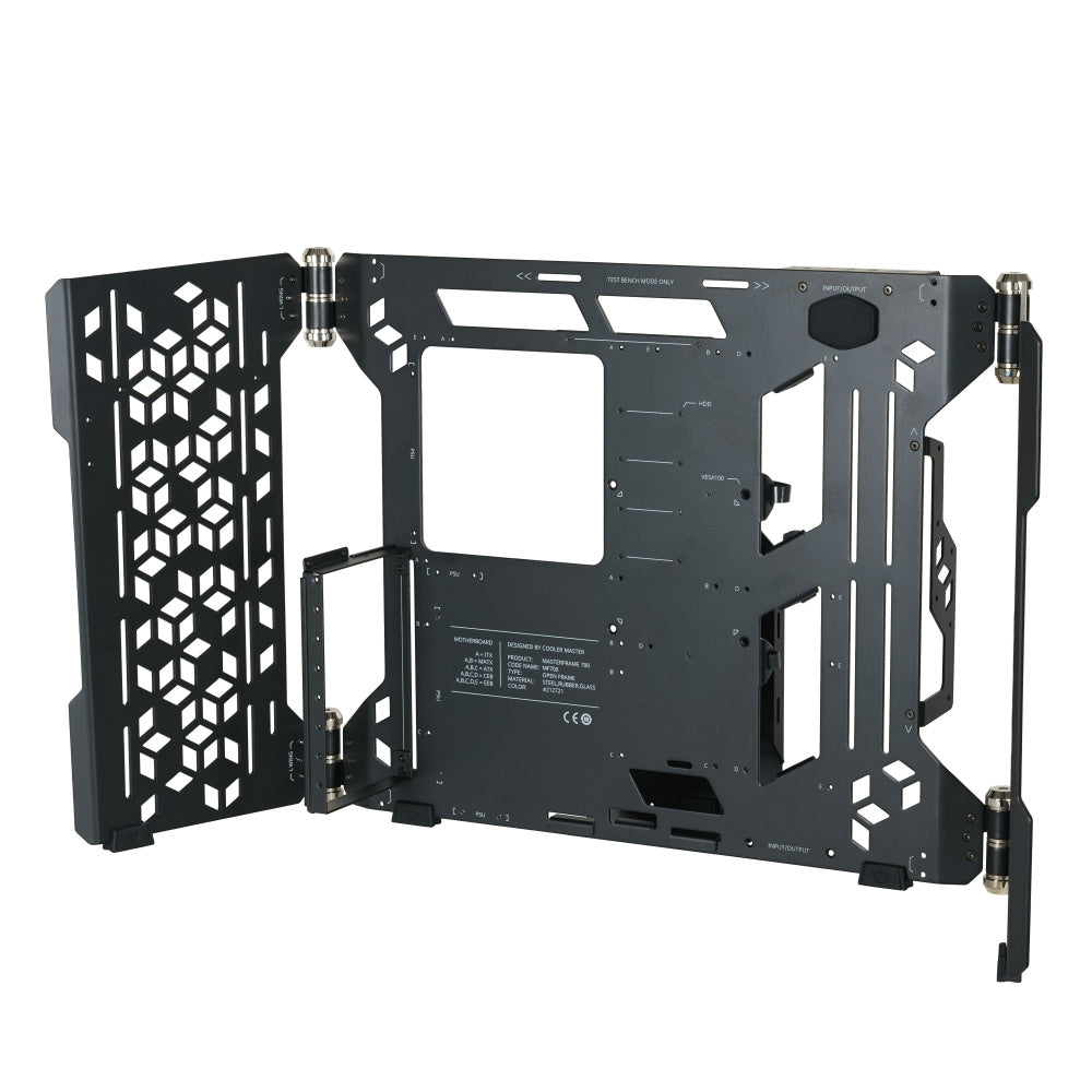 Gabinete Cooler Master Masterframe 700 Con Ventana, Full Tower, Atx/eatx/micro-atx/mini-itx/ssi Ceb/xl-atx, Usb 3.1/3.2, Sin Fuente, Sin Ventiladores Instalados, Negro