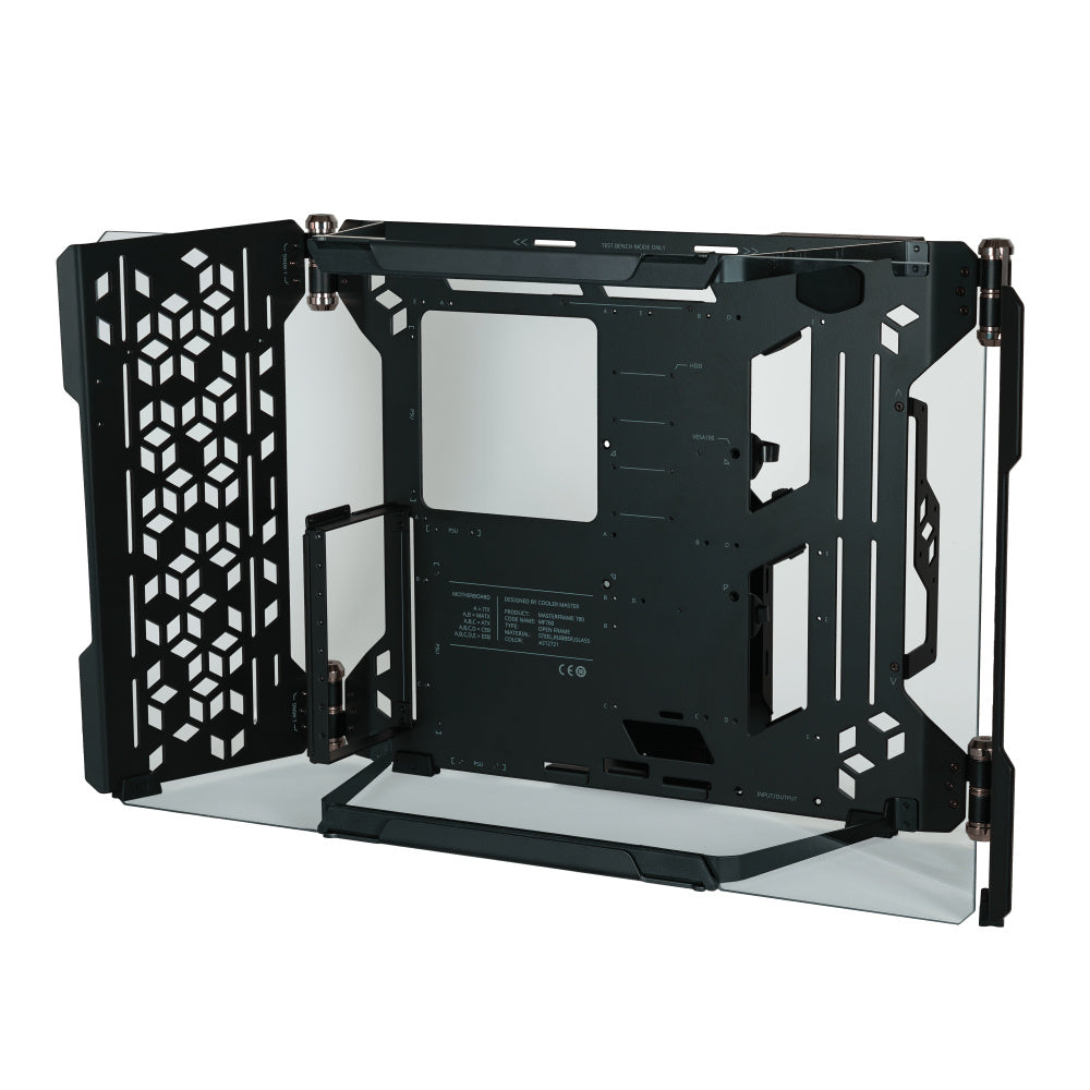 Gabinete Cooler Master Masterframe 700 Con Ventana, Full Tower, Atx/eatx/micro-atx/mini-itx/ssi Ceb/xl-atx, Usb 3.1/3.2, Sin Fuente, Sin Ventiladores Instalados, Negro