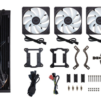 Disipador De Enfriamiento Liquido Cooler Master Ml360l V2/negro/argb