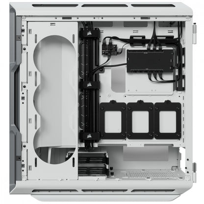 Gabinete Corsair Icue 5000t/blanco/semi- Torre/atx /cristal Templado/rgb /gamer (cc-9011231-ww)