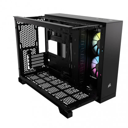 Gabinete Corsair 2500x Link/ Negro/semi- Torre/ Micro-atx Mitx /cristal Templado/gamer/ Cc-9011267-ww