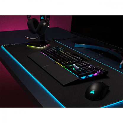 Teclado Corsair K70 Rgb Pro/Óptico-mecÁnico/led Rgb Retroiluminado/corsair Opx/negro/teclas Pbt Negras/ (ch-910941a-na)
