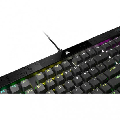 Teclado Corsair K70 Max Rgb/magnÉtico-mecÁnico/ Led Rgb Retroiluminado/ Corsair Mgx /gris/teclas Pbt Negras/ (ch-910961g-na)