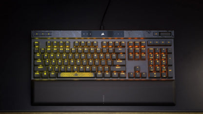 Teclado Corsair K70 Max Rgb/magnÉtico-mecÁnico/ Led Rgb Retroiluminado/ Corsair Mgx /gris/teclas Pbt Negras/ (ch-910961g-na)