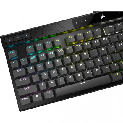 Teclado Corsair K70 Max Rgb/magnÉtico-mecÁnico/ Led Rgb Retroiluminado/ Corsair Mgx /gris/teclas Pbt Negras/ (ch-910961g-na)