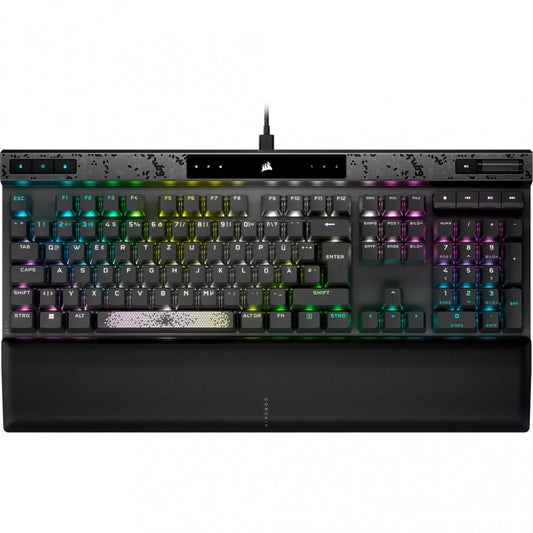 Teclado Corsair K70 Max Rgb/magnÉtico-mecÁnico/ Led Rgb Retroiluminado/ Corsair Mgx /gris/teclas Pbt Negras/ (ch-910961g-na)