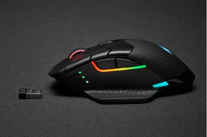 Mouse Corsair Dark Core Rgb Pro / Gaming / Inalambrico / Rgb / Led / Optico / Color Negro / 18,000 Dpi / Color Negro / Gaming / (ch-9315411-na)