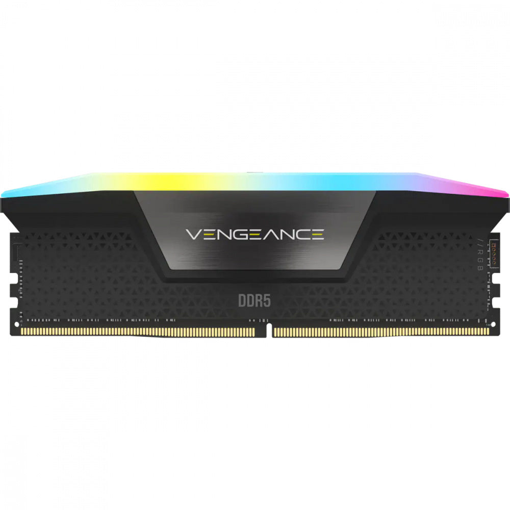 Memoria Ram Corsair Ddr5 Rgb Vengeance 48gb 2 X 24gb 6000mt/s Cl30 Black
