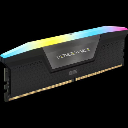 Memoria Ram Corsair Ddr5 Rgb Vengeance 48gb 2 X 24gb 6000mt/s Cl30 Black