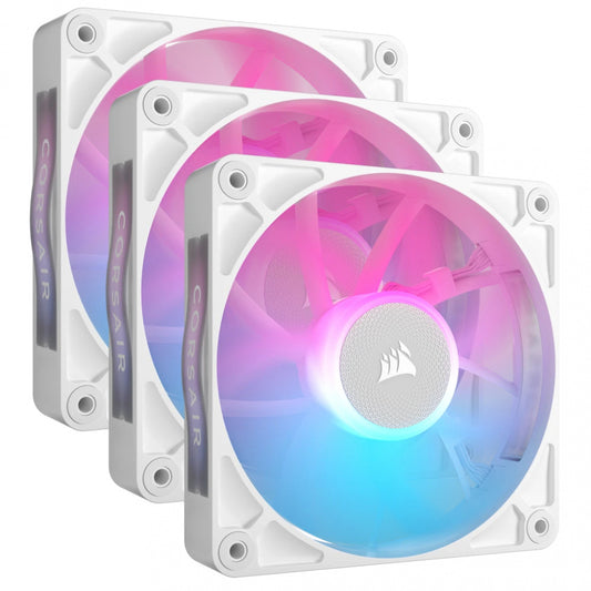 Ventilador Corsair Cue Link/120mm/blanco/gamer/kit 3/rgb Co-9051022-ww