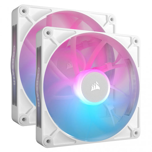 Ventilador Corsair Cue Link/140mm/blanco/gamer/kit