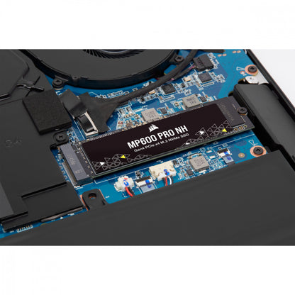Unidad De Estado Solido Interno Corsair Mp600 Pro Nh 4tb  M.2 2280 Nvme Pcie Gen 4x4 Lectura 7000mb/s Escrit 6500mb/s Sin Disipador  (cssd-f4000gbmp600pnh)