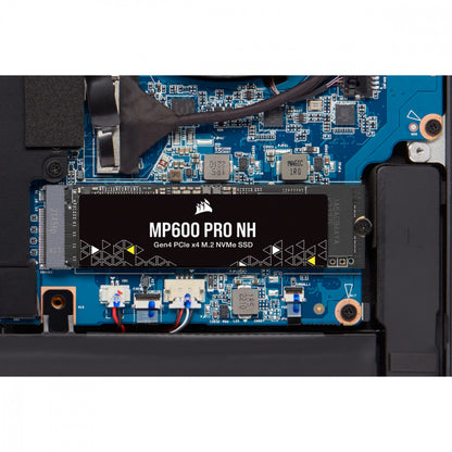 Unidad De Estado Solido Interno Corsair Mp600 Pro Nh 4tb  M.2 2280 Nvme Pcie Gen 4x4 Lectura 7000mb/s Escrit 6500mb/s Sin Disipador  (cssd-f4000gbmp600pnh)