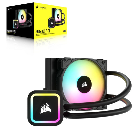Disipador Con Enfriamiento Liquido Corsair Icue H60x/120 Mm/ S-1700 1200/am5 Am4/ Rgb Cw-9060064-ww2
