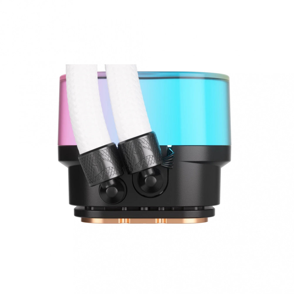 Disipador Con Enfriamiento Liquido Corsair Icue Link H100i Aio / 240 Mm/ S-1700 1200/ Am5 Am4/ Rgb Blanco