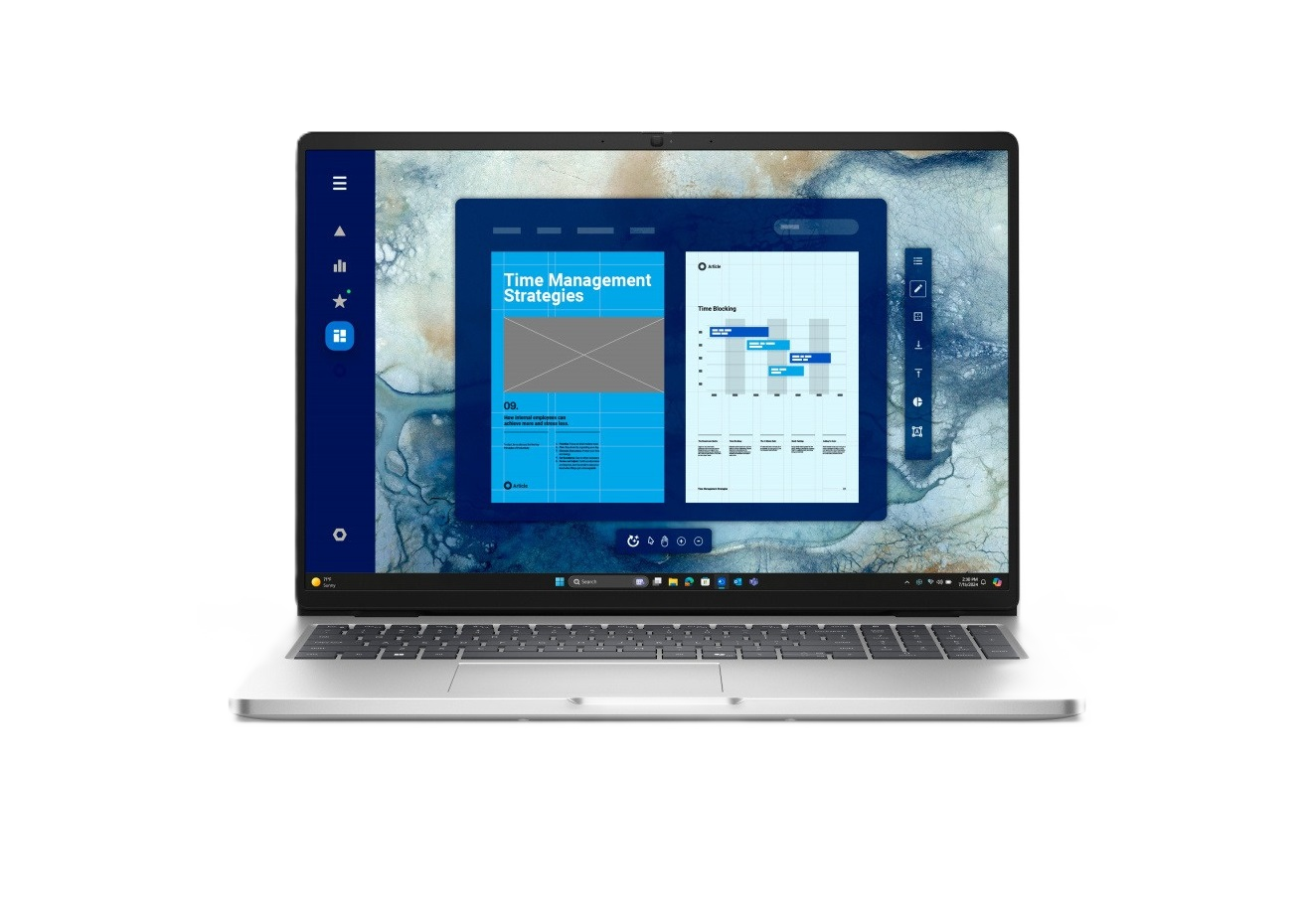 Laptop Dell Pro 16 Copilot Pc Amd Ryzen Ai 7 350 Hasta 50 Tops 16 Gb 512 Gb Ssd 16 Fhd Win11 Pro 3 AÑo De Garantia Plata 3000190630732.1