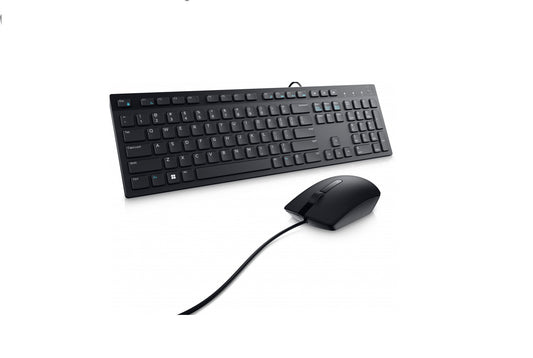 Kit Teclado Y Mouse Dell Km300c Alambrico De 105 Teclas En EspaÑol Color Negro