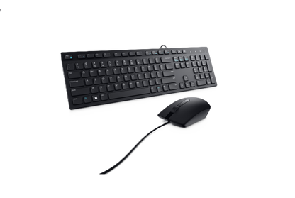 Kit Teclado Y Mouse Dell Km300c Alambrico De 105 Teclas En EspaÑol Color Negro
