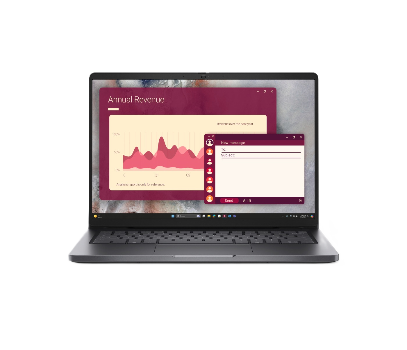 Laptop Dell Pro 14 | Ai Pc | Intel Core Ultra 5 255u 12 Tops | 16 Gb (1x16 Gb) |  512 Gb Ssd (qcl) | 14 Fhd | Win11 Pro | 1 AÑo De Garantia  7xnfp