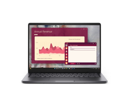 Laptop Dell Pro 14 | Ai Pc | Intel Core Ultra 5 255u 12 Tops | 16 Gb (1x16 Gb) |  512 Gb Ssd (qcl) | 14 Fhd | Win11 Pro | 1 AÑo De Garantia  7xnfp