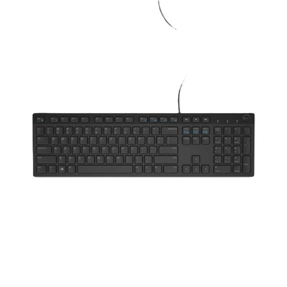 Teclado Alambrico Dell De 105 Teclas En EspaÑol Modelo Kb216 Color Negro | 580-adrc
