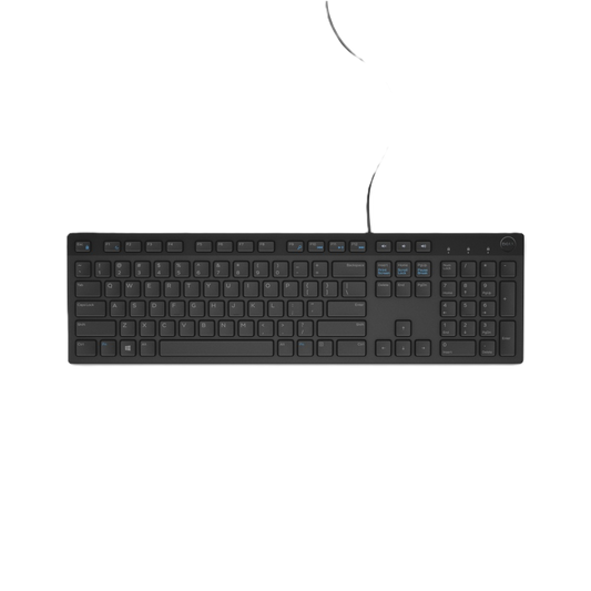 Teclado Alambrico Dell De 105 Teclas En EspaÑol Modelo Kb216 Color Negro