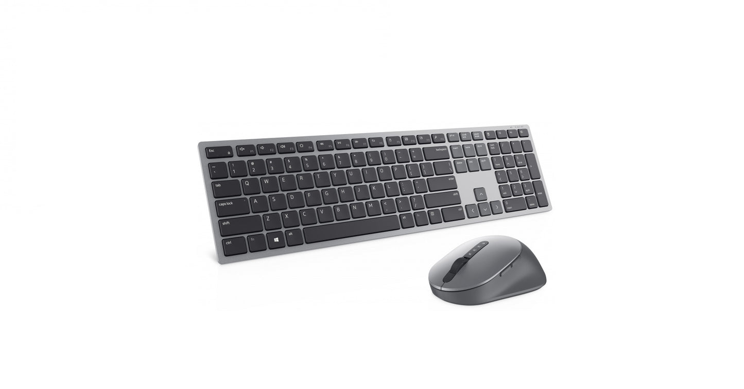 Kit Teclado Y Mouse Dell Km7321w Inalambrico Usb Bluetooth Gris 580-ajiy