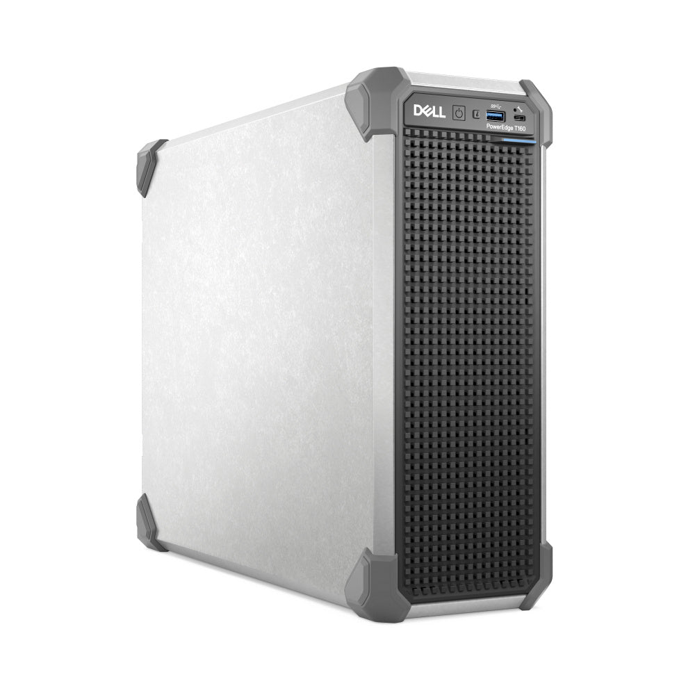 Servidor Dell Poweredge /torre/ T160/ Intel Xeon  6325p/ 4 Cores-3.5ghz / 16gb De Ram / 2x 2tb Hd 7.2k / Software  Raid S160  / Sin Sistema Operativo/ Chassis 3.5- Cableado/ 1 AÑos De Garantia Basica