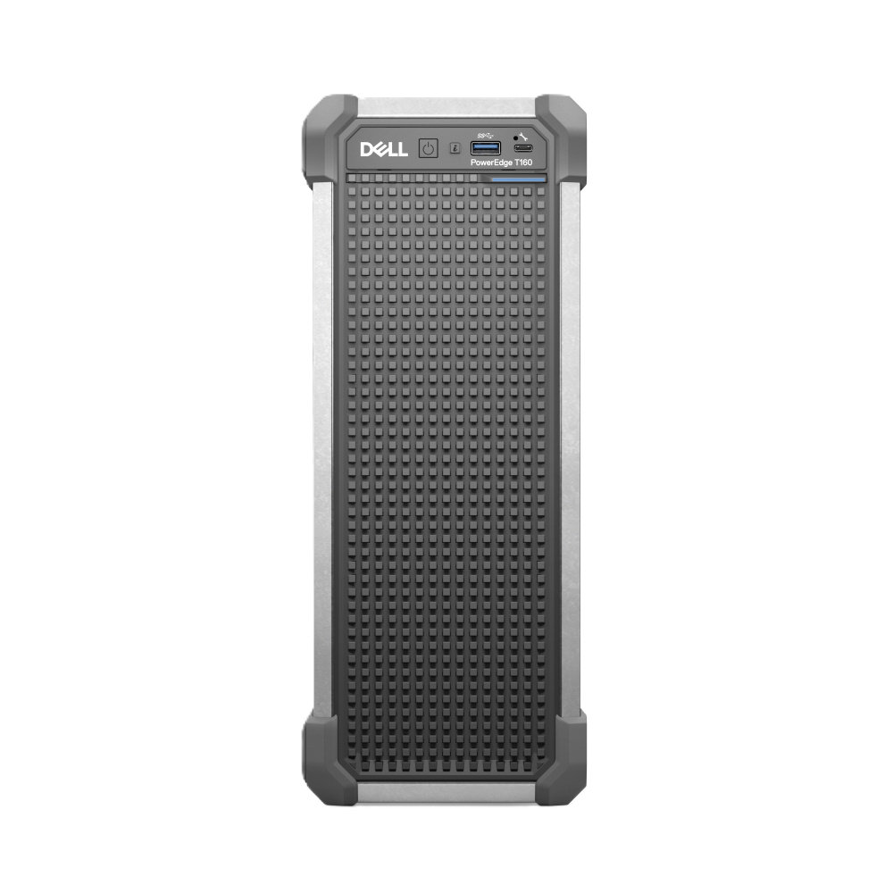 Servidor Dell Poweredge /torre/ T160/ Intel Xeon  6325p/ 4 Cores-3.5ghz / 16gb De Ram / 2x 2tb Hd 7.2k / Software  Raid S160  / Sin Sistema Operativo/ Chassis 3.5- Cableado/ 1 AÑos De Garantia Basica