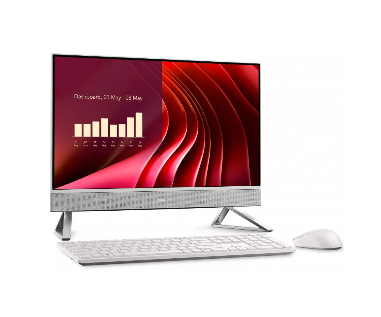 Todo En Uno Aio Dell 24 Ecs24250 Intel Core I7-1355u 16gb , 1tb Ssd 23.8 Pulgadas Win 11 Home Hdmi, White Xnt23