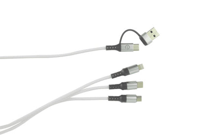 Cable De Carga 5 Puntas En 1 Easy Line By Perfect Choice