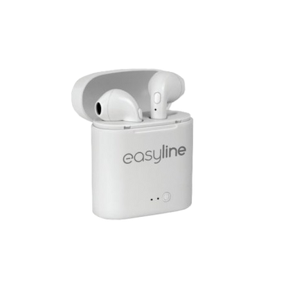 Audifonos Inalambricos Bluetooth Tws Easy Line By Perfect Choice Viva Bunds - Blanco