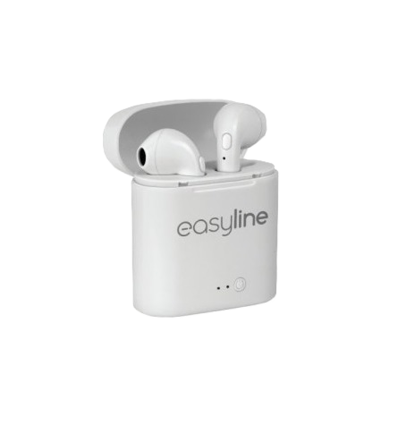 Audifonos Inalambricos Bluetooth Tws Easy Line By Perfect Choice Viva Bunds - Blanco